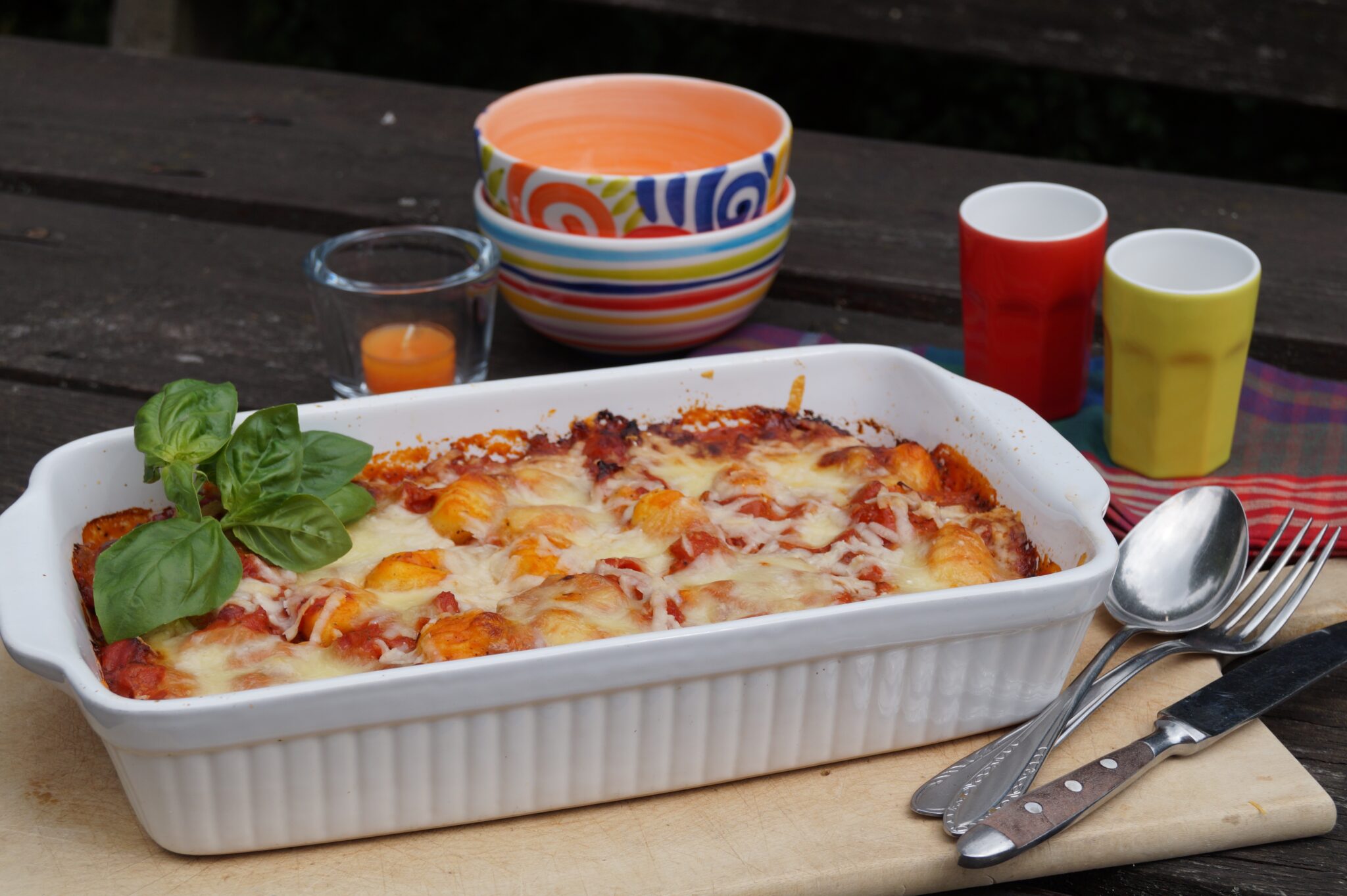 Kartoffelklöße in Tomatensoße | restlos-gluecklich